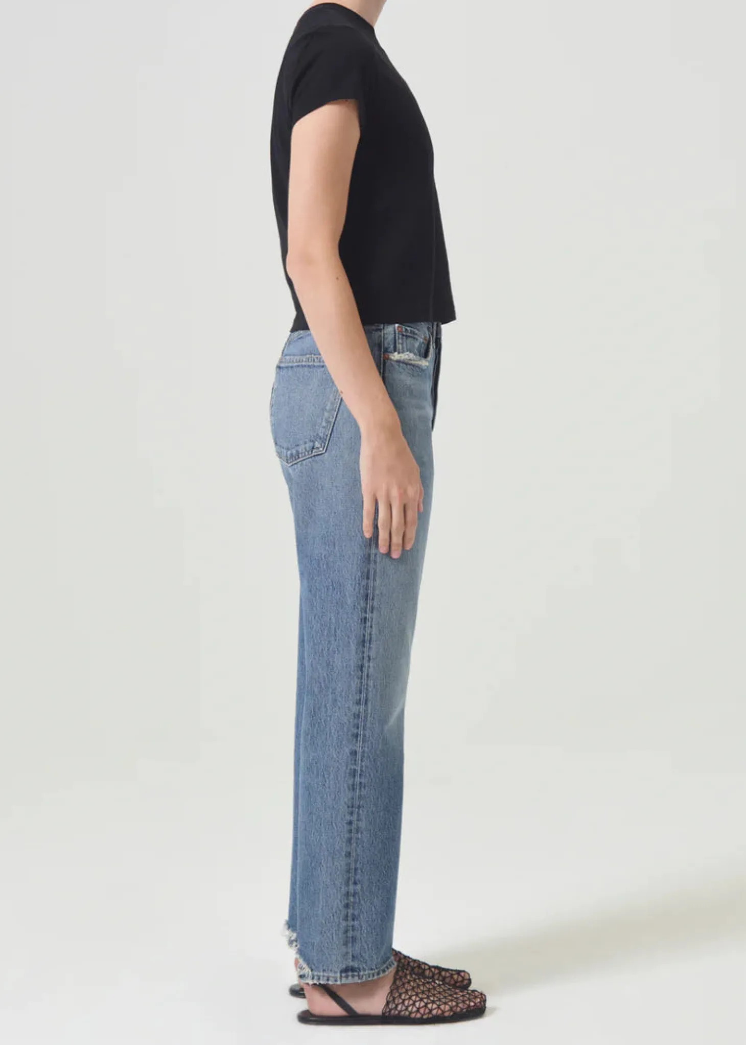 Adine Shrunken Tee ~ Black
