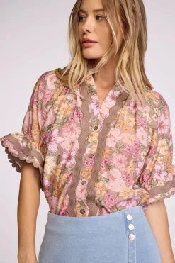 Aelin Shirt ~ Dusk Floral