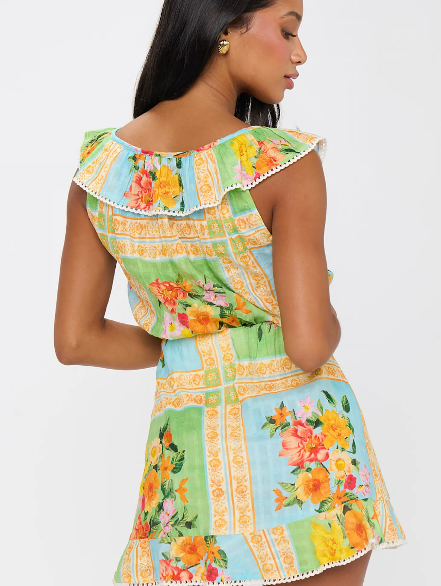 All Night Ruffle Skort ~ Country Bouquet