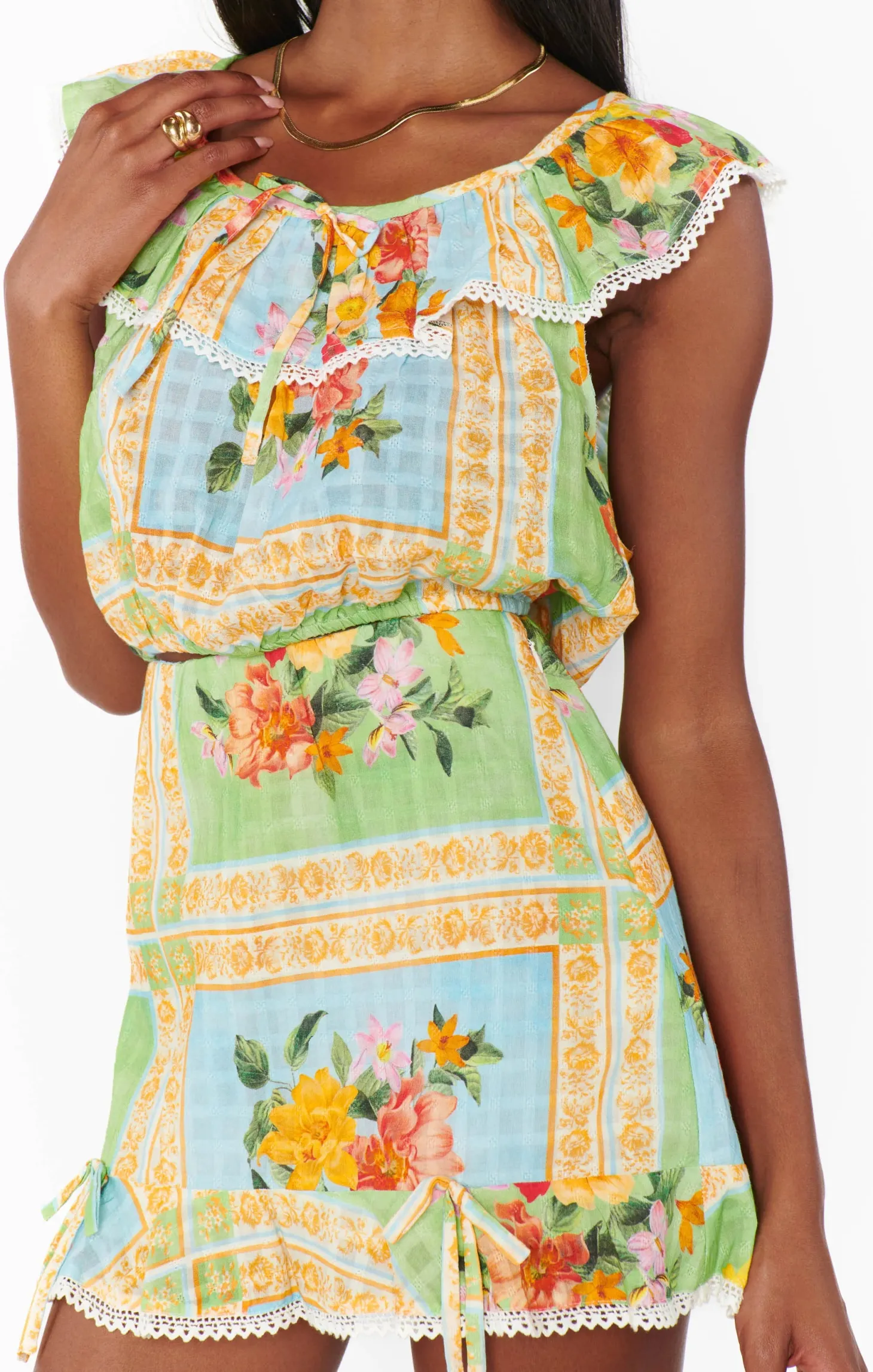 All Night Ruffle Skort ~ Country Bouquet