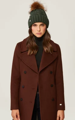 Amalie Knit Hat With Removable Pompom