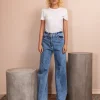 Annise Slim Tee in White