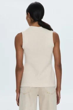 Audra Vest Cardigan ~ Soft Dove