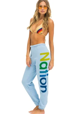 Aviator Nation 2 Sweatpants ~ Ice