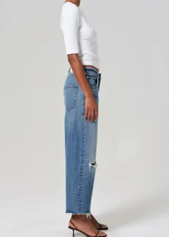 Ayla Raw Hem Crop ~ Solano