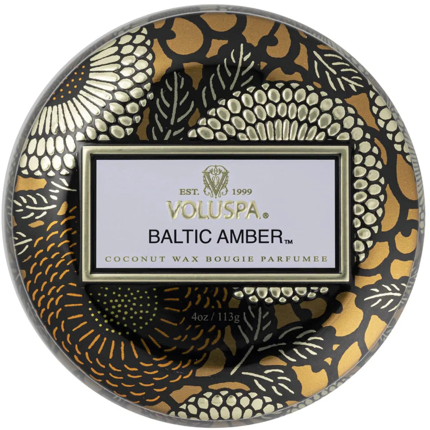 Baltic Amber ~ Mini Tin Candle