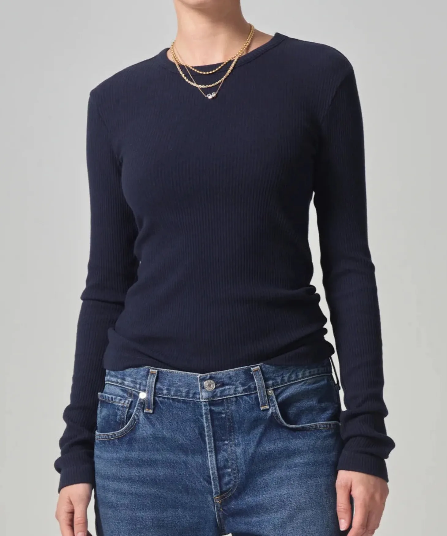 Bina Crewneck ~ Navy
