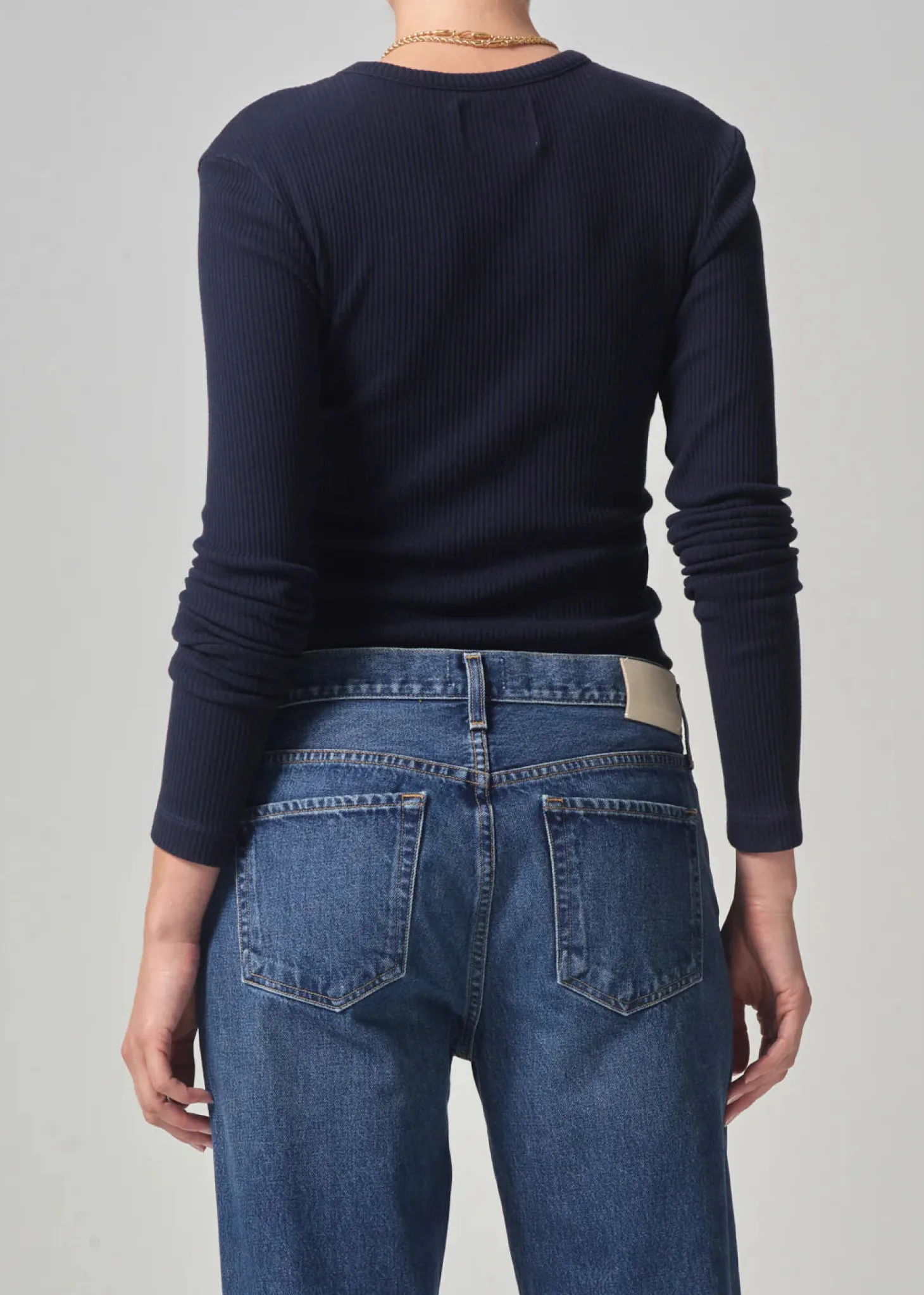 Bina Crewneck ~ Navy