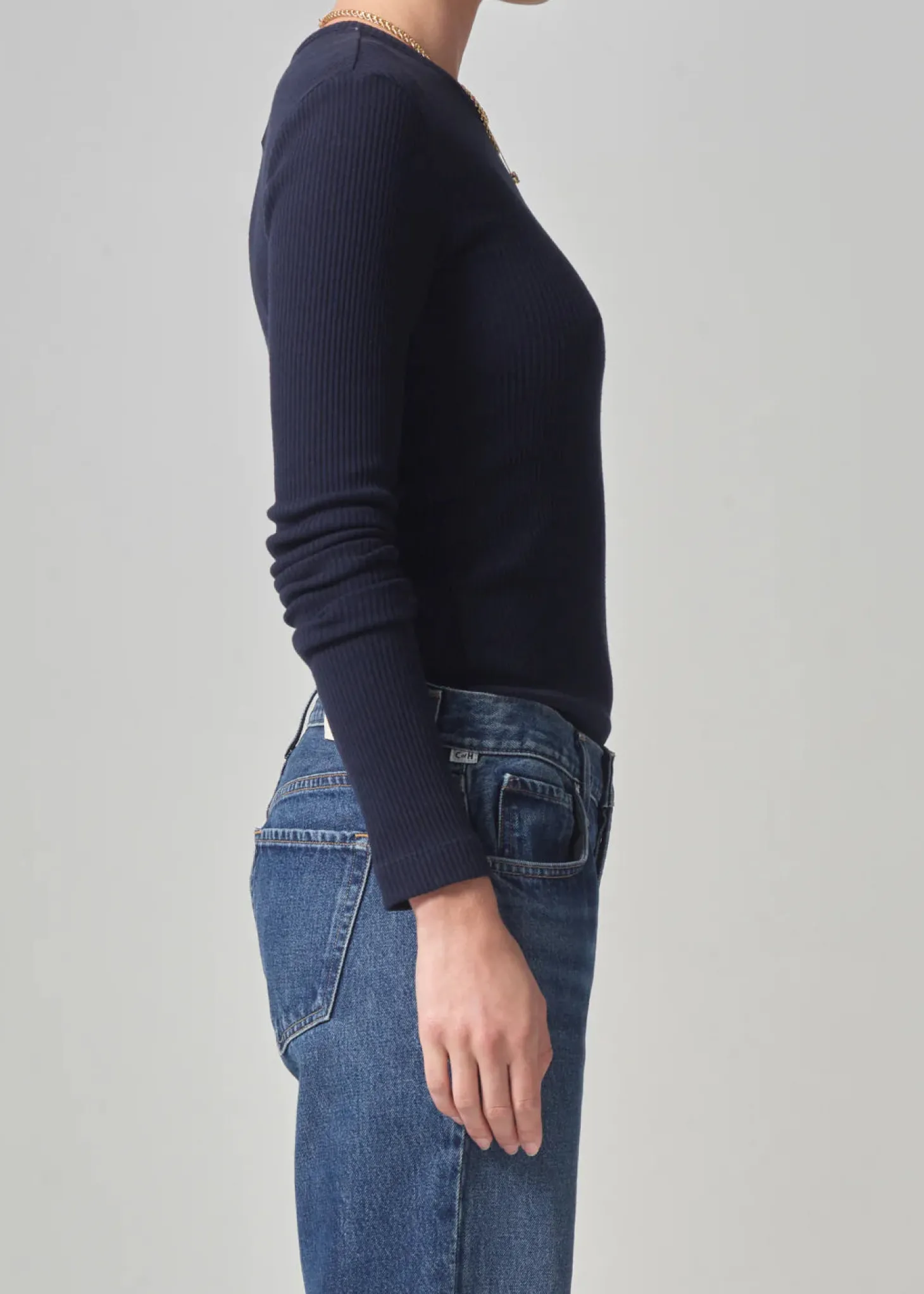 Bina Crewneck ~ Navy