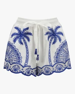 Blue Palm Trees Richelieu Short
