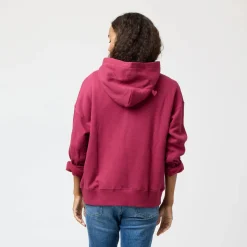 Boyfriend Drippy Heart Hoodie ~ Burgundy