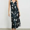 Camellia Dress ~ Midnight Roses