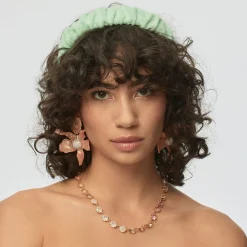 Candy Crystal Necklace ~ Shell Pink