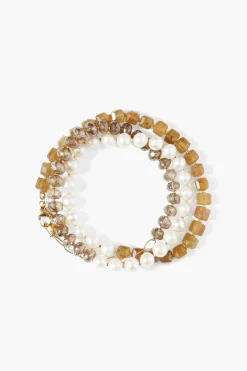 Carolina Naked Wrap Bracelet ~ Natural Mix