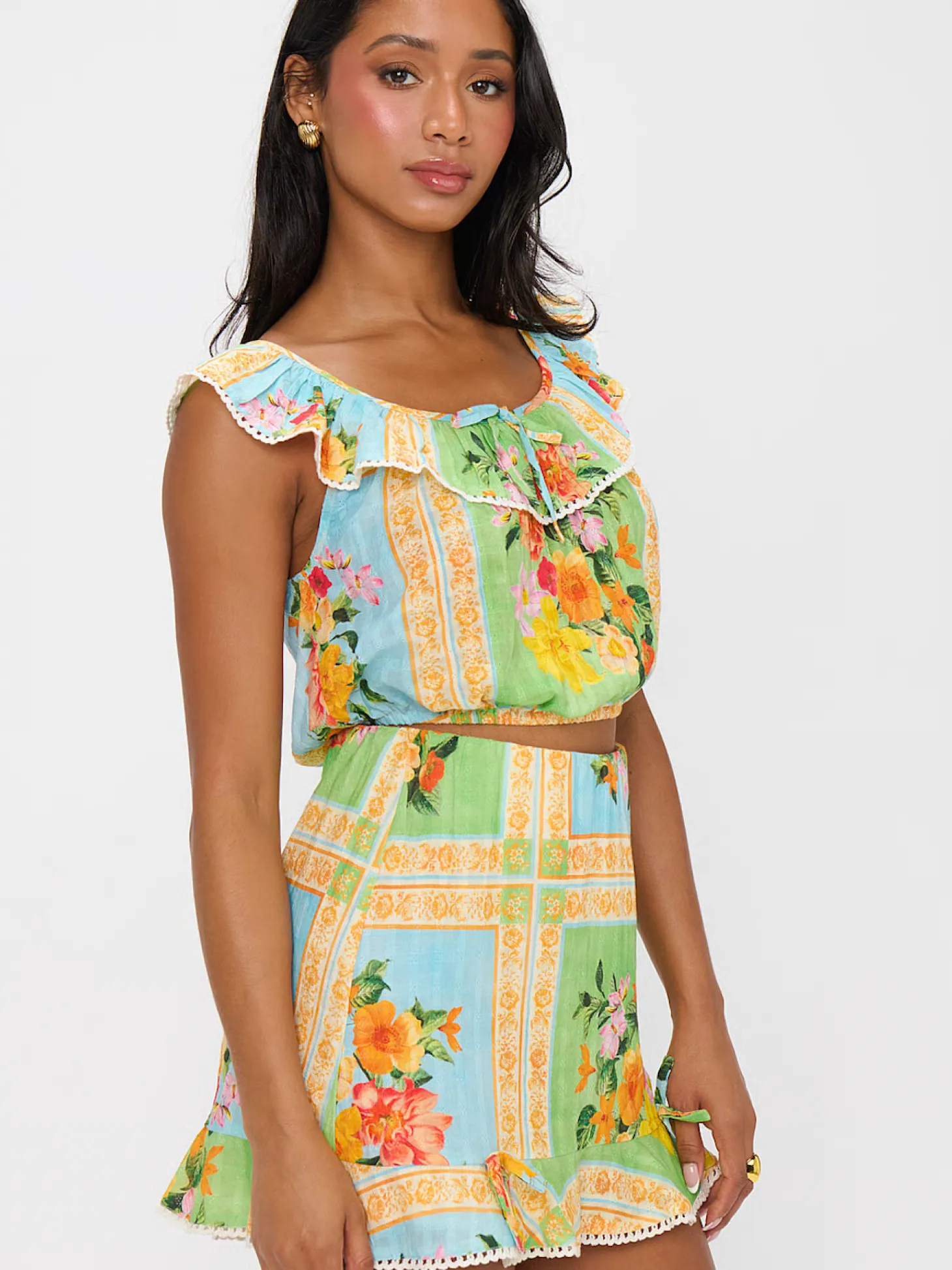 Carson Top ~ Country Bouquet