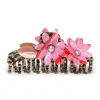 Cheetah Petunia Claw Clip