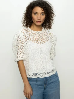 Cherished Lace Tee ~ White