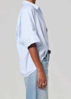 Claire Origami Shirt ~ Rhode Stripe