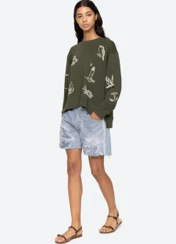 Clyde Sweatshirt ~ Army