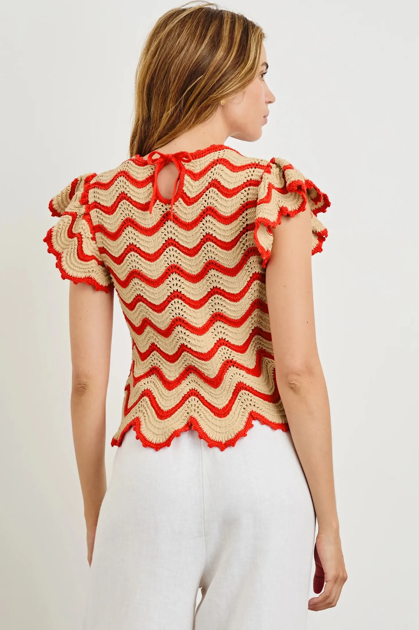 Coen Top ~ Cherry Oat Stripe