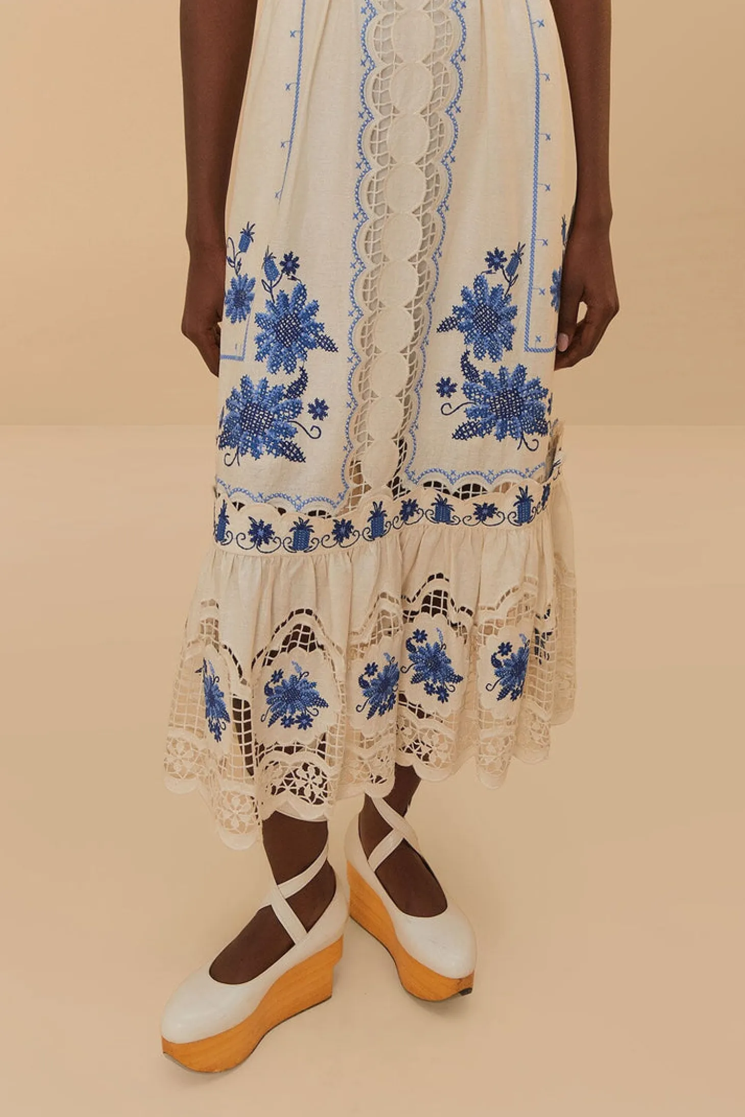 Cross Stitch Richelieu Sunflower Off-White