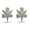 Crystal Lily Earrings ~ Abalone