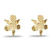 Cutout Paper Lily Earrings ~ Gold