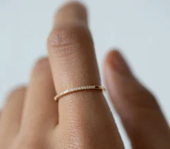 Dainty Gold Vermeil Band