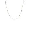 Delicate Beaded Natural Stone Necklace ~ Onyx