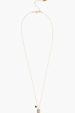 Delilah Pendant Necklace ~ Quartz Mix
