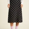 Demi Skirt ~ Black Polka Dots