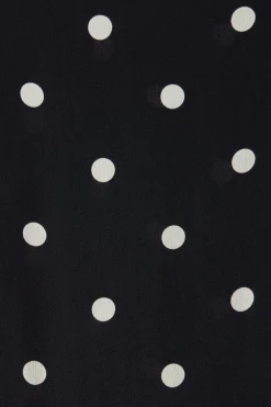 Demi Skirt ~ Black Polka Dots
