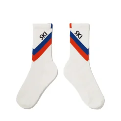 Diagonal Stripe Ski Sock