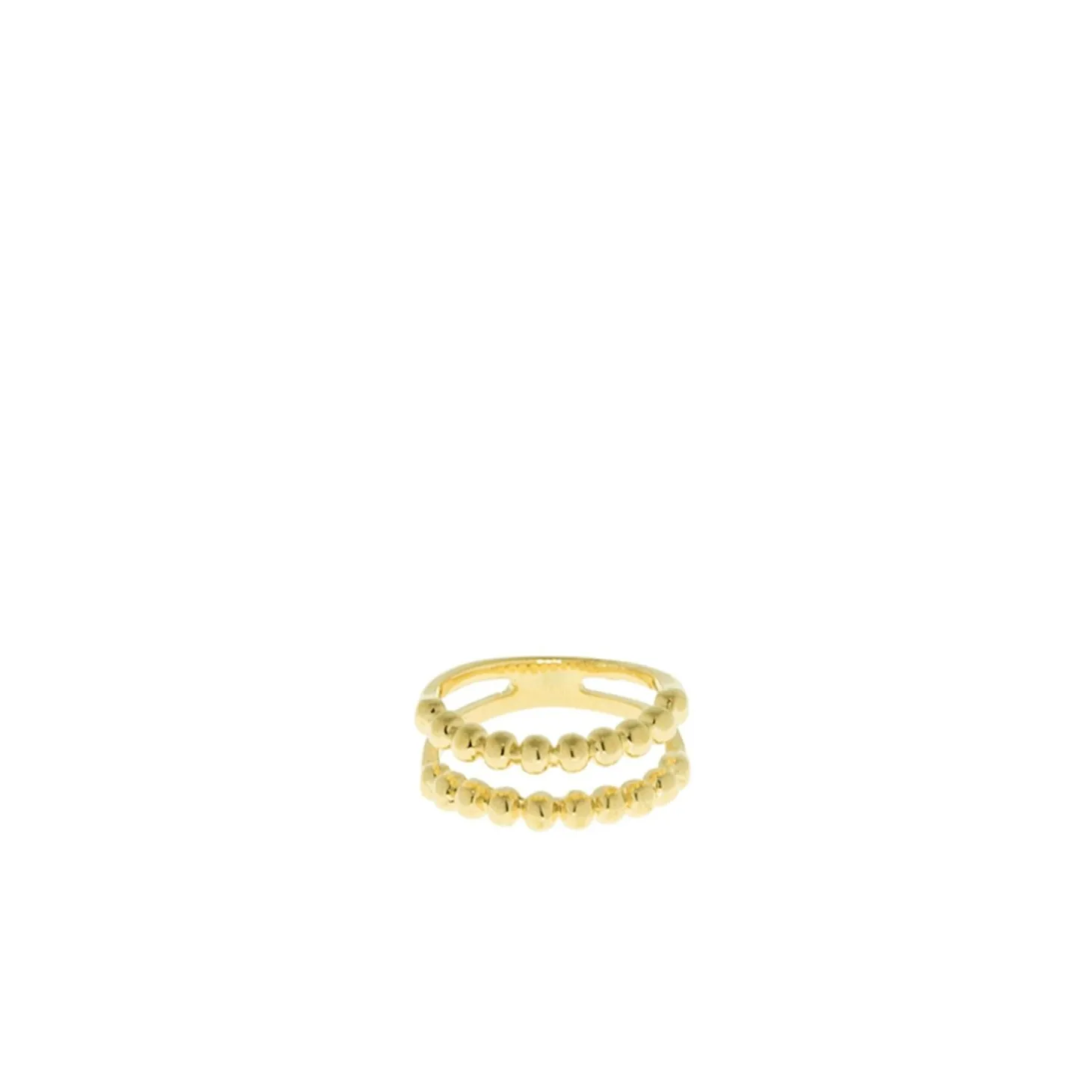Double Ball Band Ring