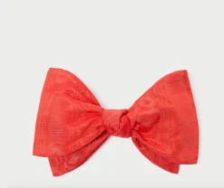 Eden Bow Hair Clip ~ Red