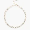 Ellis Chain Link Necklace ~ Silver