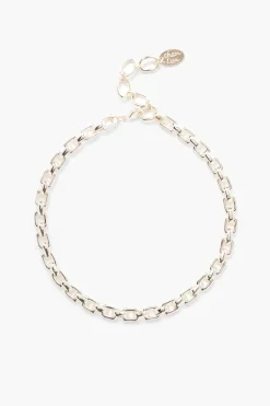 Ellis Chain Link Necklace ~ Silver