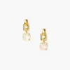 Ellis Earrings ~ Crystal / Gold