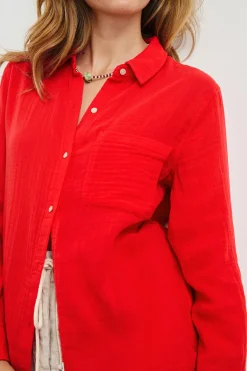 Ellis Shirt ~ Cherry