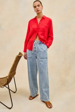Ellis Shirt ~ Cherry