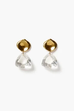 Emmanuelle Drop Earrings ~ Crystal