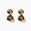 Emmanuelle Drop Earrings ~ Amber