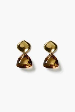 Emmanuelle Drop Earrings ~ Amber