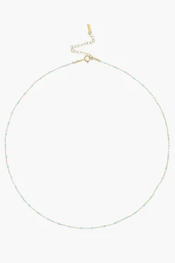 Enamel Bead Necklace