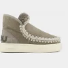 Eskimo Sneaker Bold Glitter Logo ~ Elephant Grey