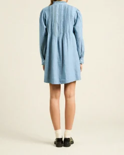 Eve Shift Dress ~ Vintage Indigo