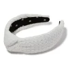 Eyelet Knotted Headband ~ Bianca