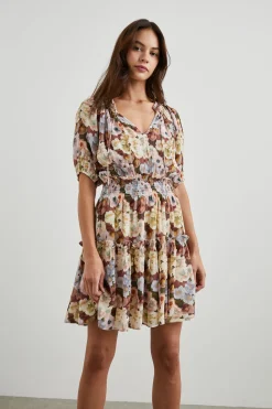 Fiorella Dress ~ Painted Floral