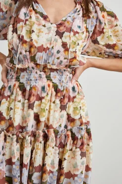 Fiorella Dress ~ Painted Floral