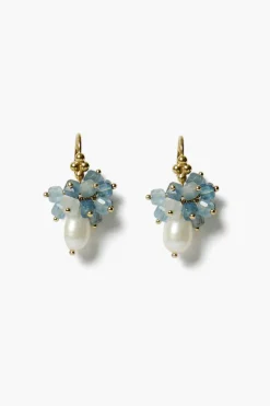 Firework Earrings ~ Aquamarine